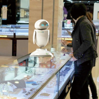 桌面交流互动机器人 赋能店铺引流与智能导购的未来先锋